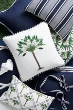 Linen Capri Stripes Navy