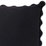 Linen Scallop Black