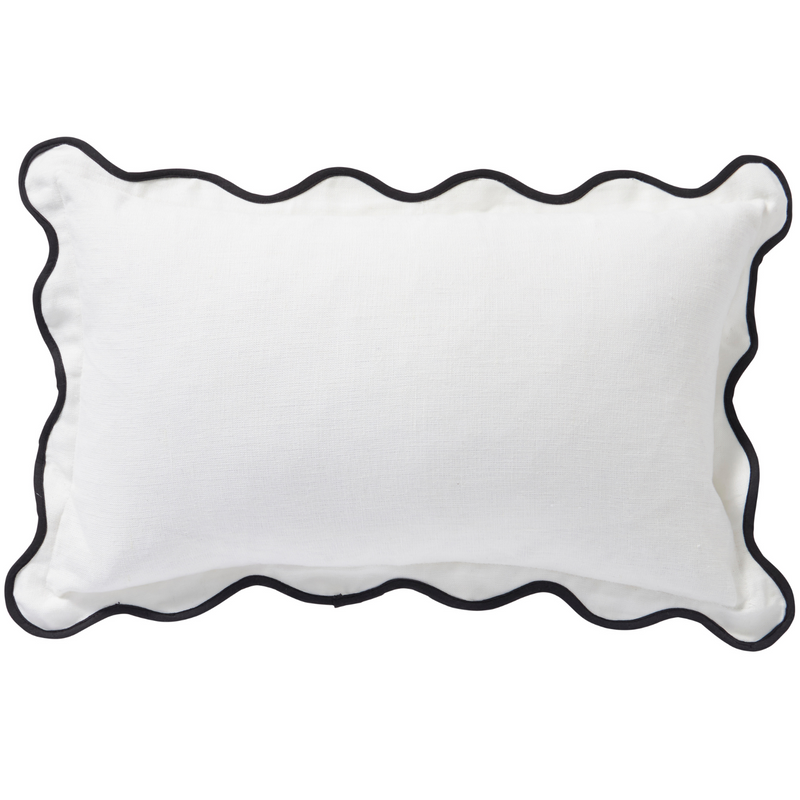 Linen Scallop Blanc