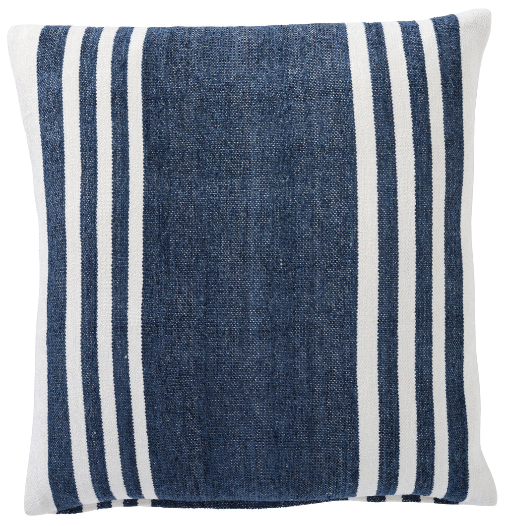 Navy Rhode Island Stripe Decorative Pillow for Home
