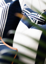 Linen Border Navy