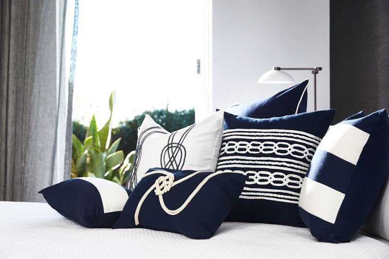 Linen Stripe Navy