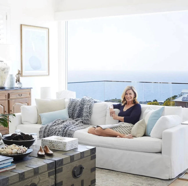 Deborah Hutton Styles her Beachside Home with Paloma Living Pieces