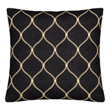 Linen Zahra Lattice Black
