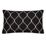 Linen Zahra Lattice Black