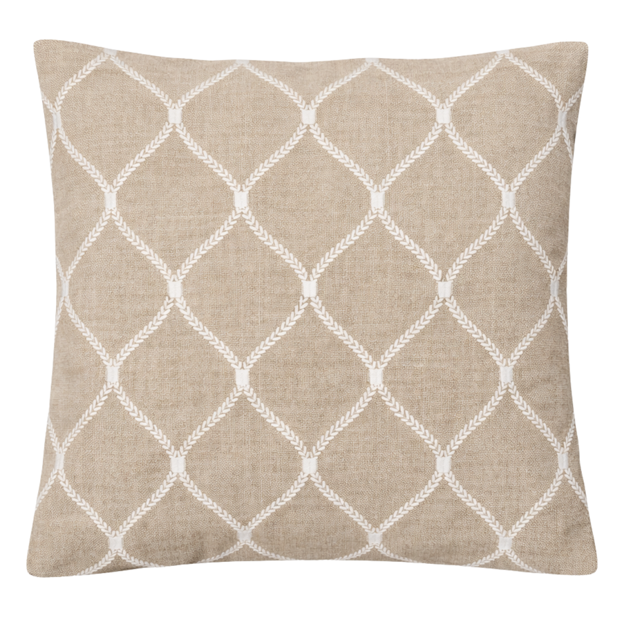 Linen Zahra Lattice Sand