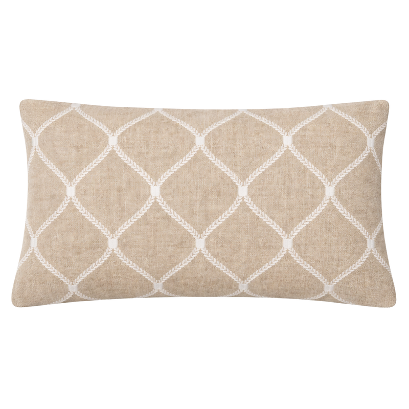 Linen Zahra Lattice Sand