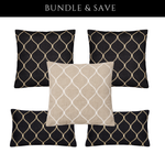 The Linen Zahra Black Bundle