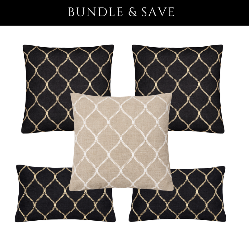 The Linen Zahra Black Bundle