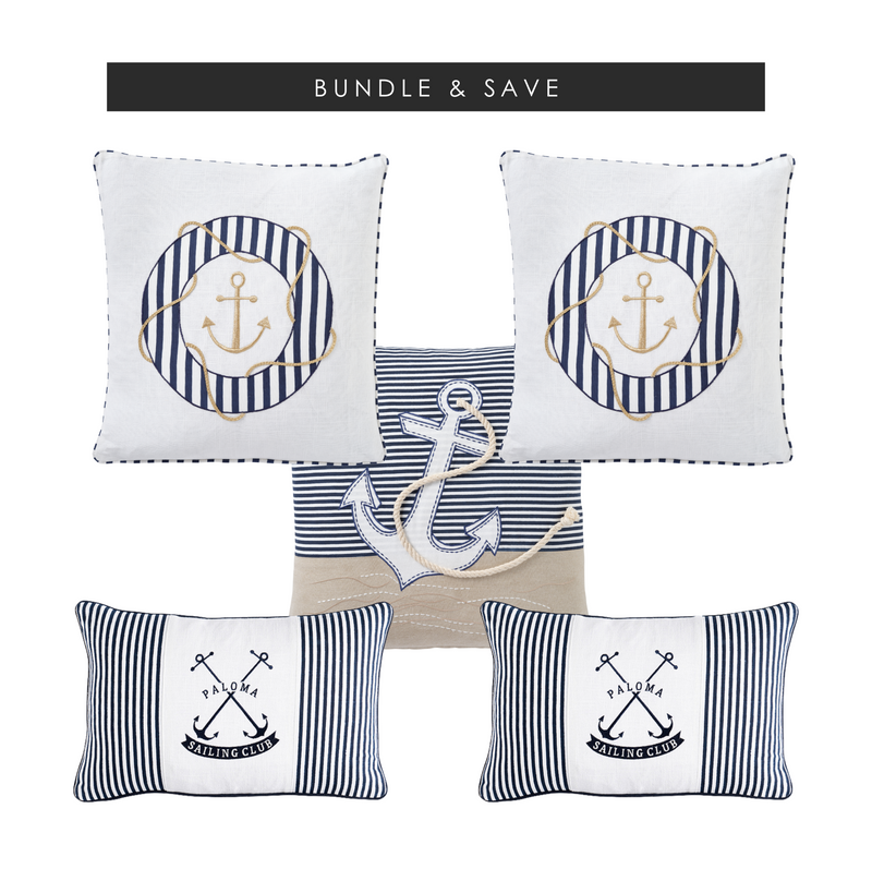 Beachside Bliss art bundle featuring two Paloma Sailing Club prints, each measuring 30x50cm. Coastal-inspired wall art for beach house decor.