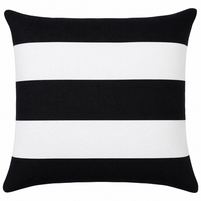 Linen Stripe Black