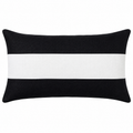 Linen Stripe Black
