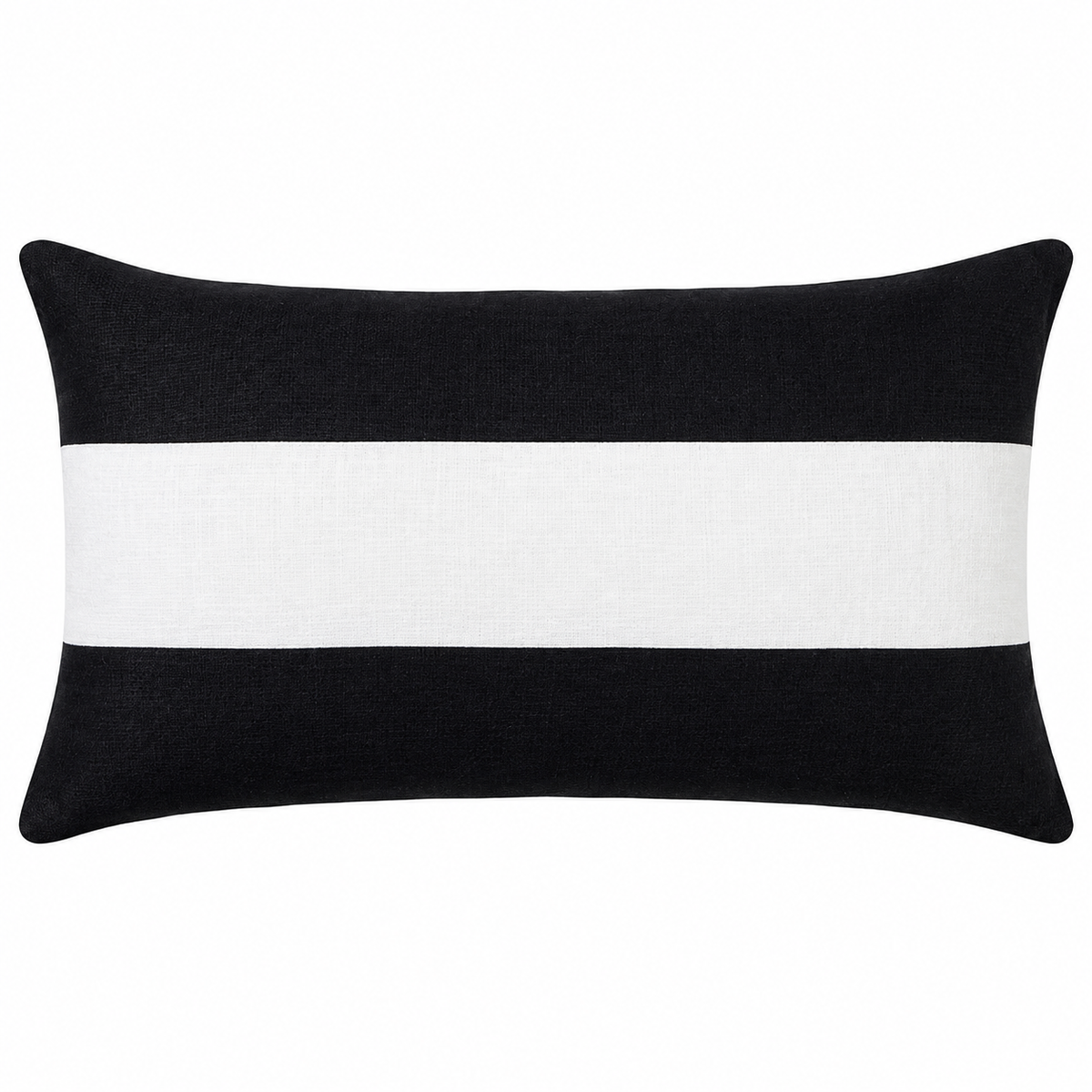 Linen Stripe Black