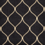 Linen Zahra Lattice Black