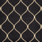 Linen Zahra Lattice Black