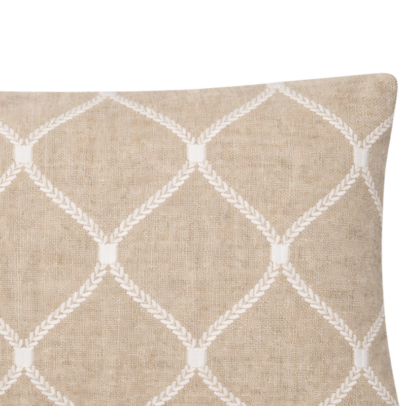 Linen Zahra Lattice Sand
