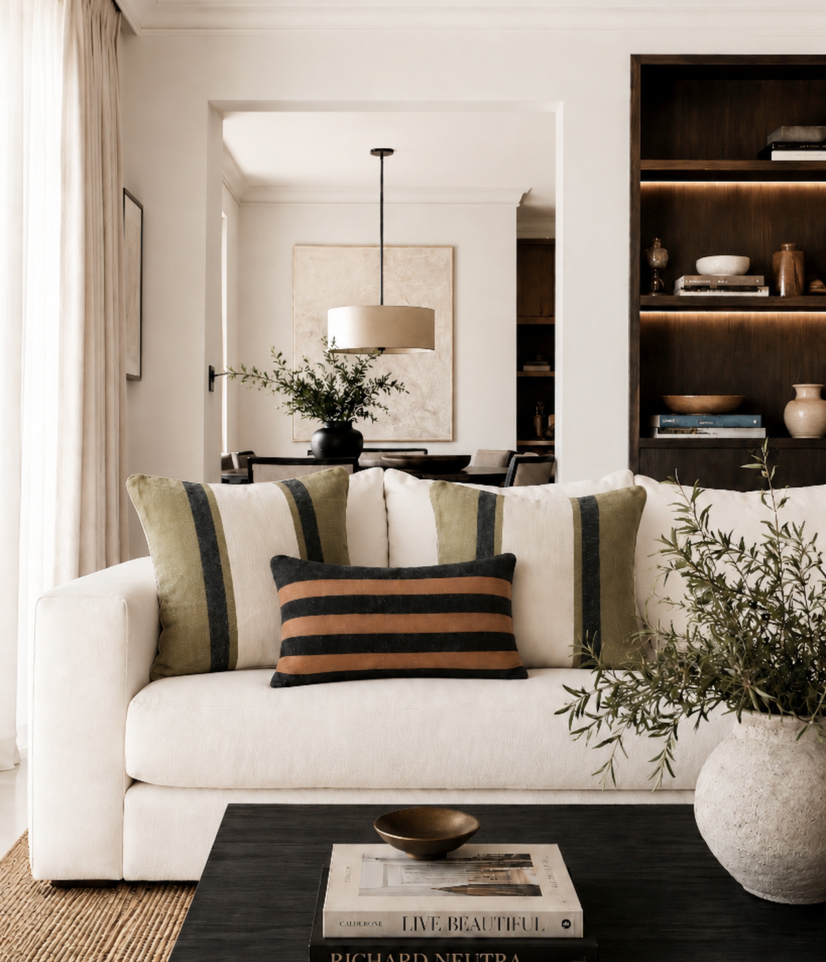 Alpine Olive Stripe