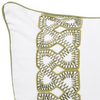 Close-up of Cayman Style 30x50cm decorative pillow, highlighting island-inspired design details, perfect for tropical and coastal home decor.