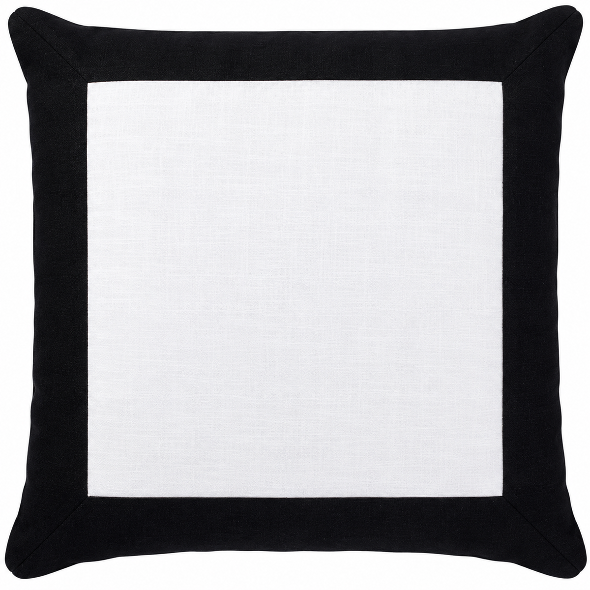 Linen Border Black