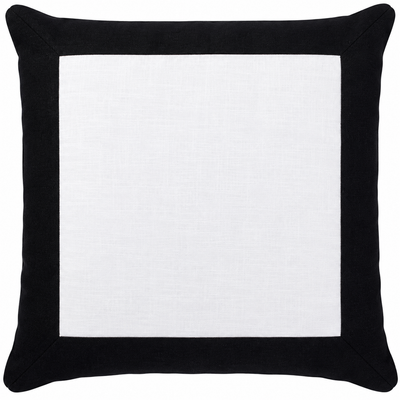 Linen Border Black