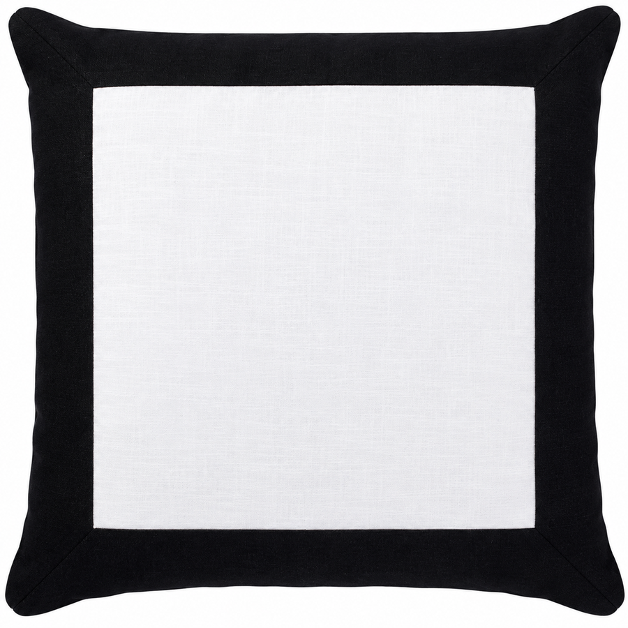 Linen Border Black