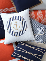 Montauk Anchor  each measuring 50x50cm. Perfect for nautical-themed home decor.