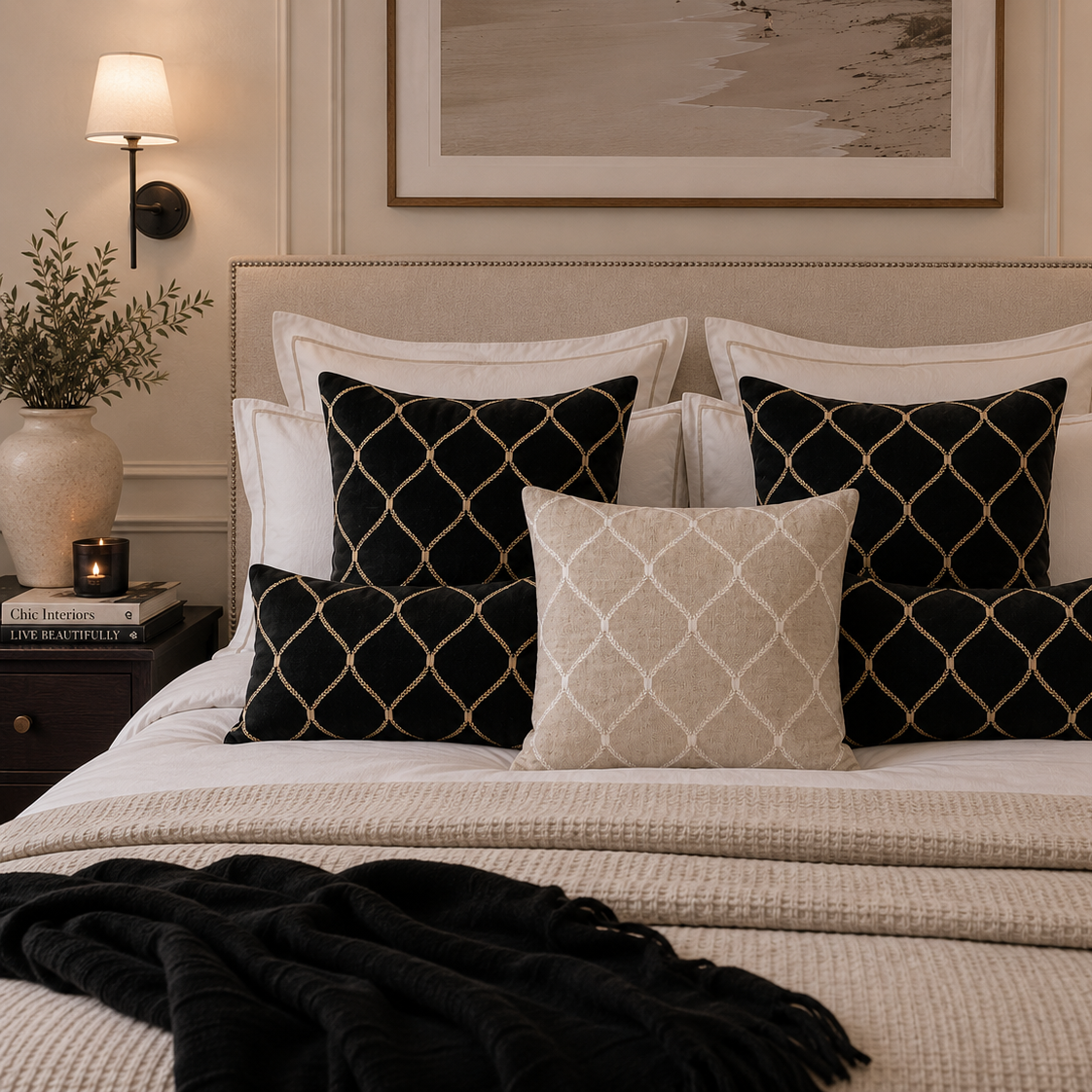 The Linen Zahra Black Bundle