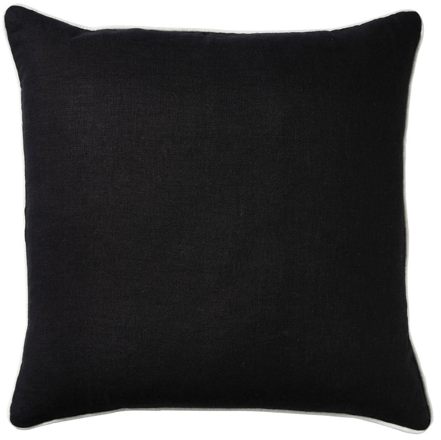 Linen Piping Black