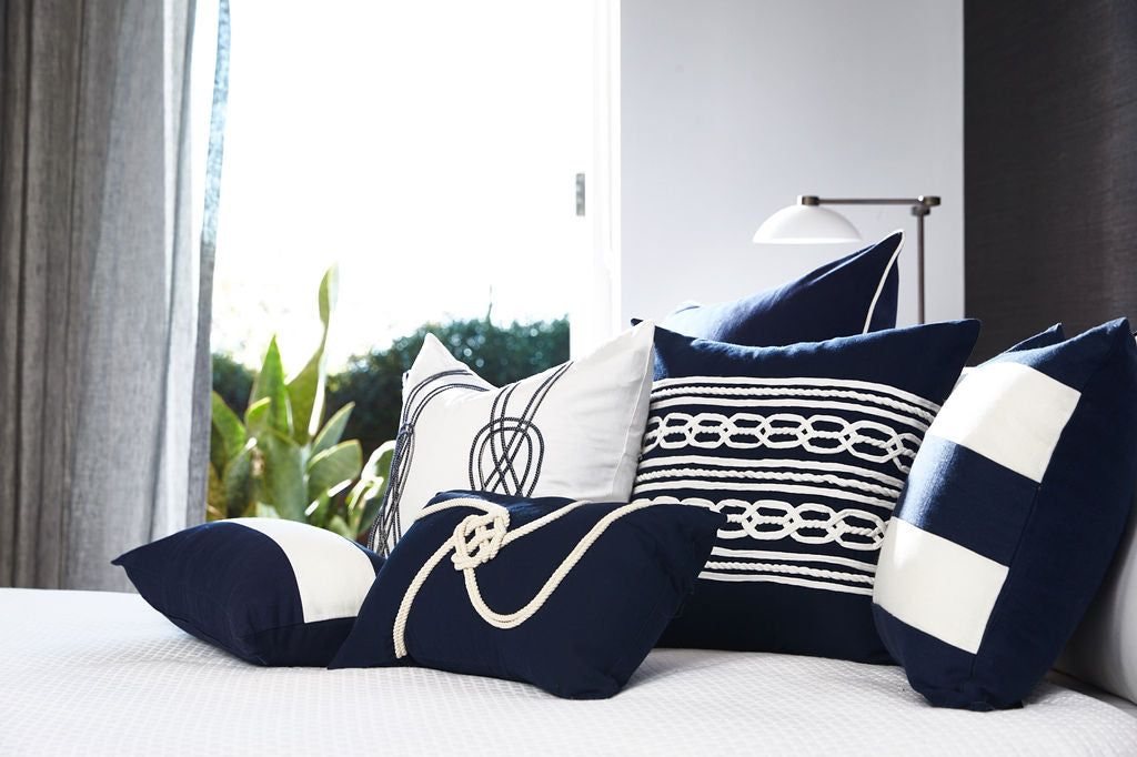 Linen Stripe Navy